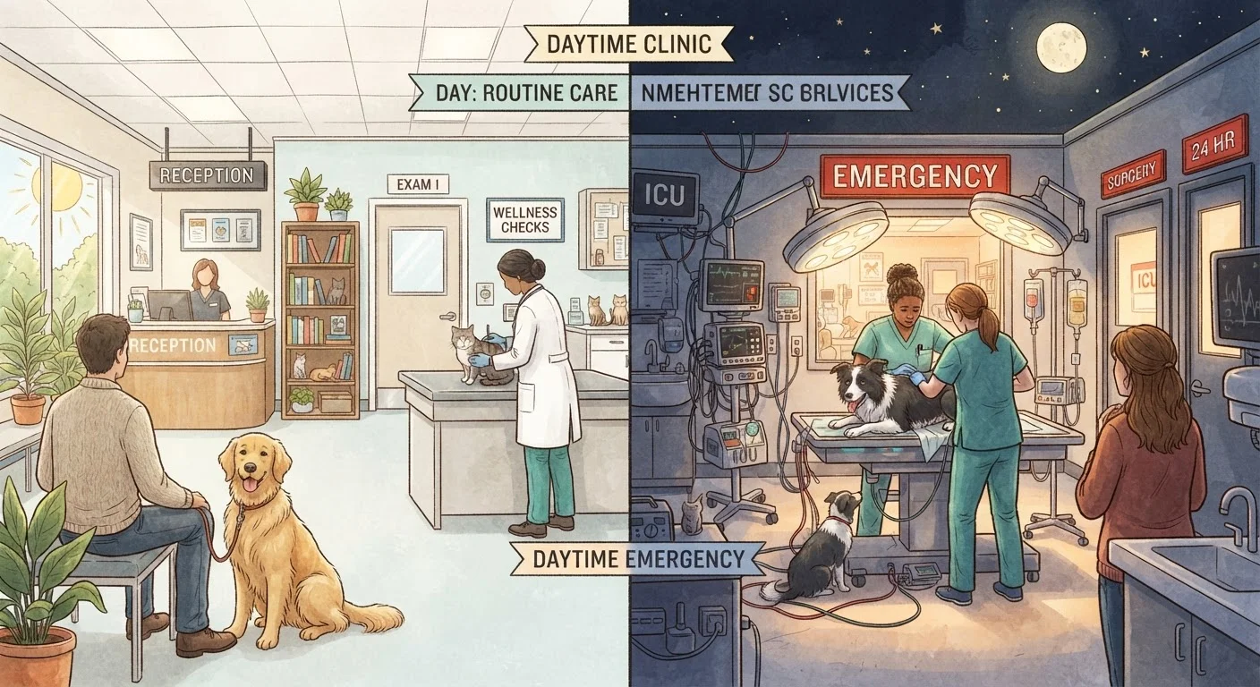 Emergency Vet vs. Regular Vet: Understanding the Difference