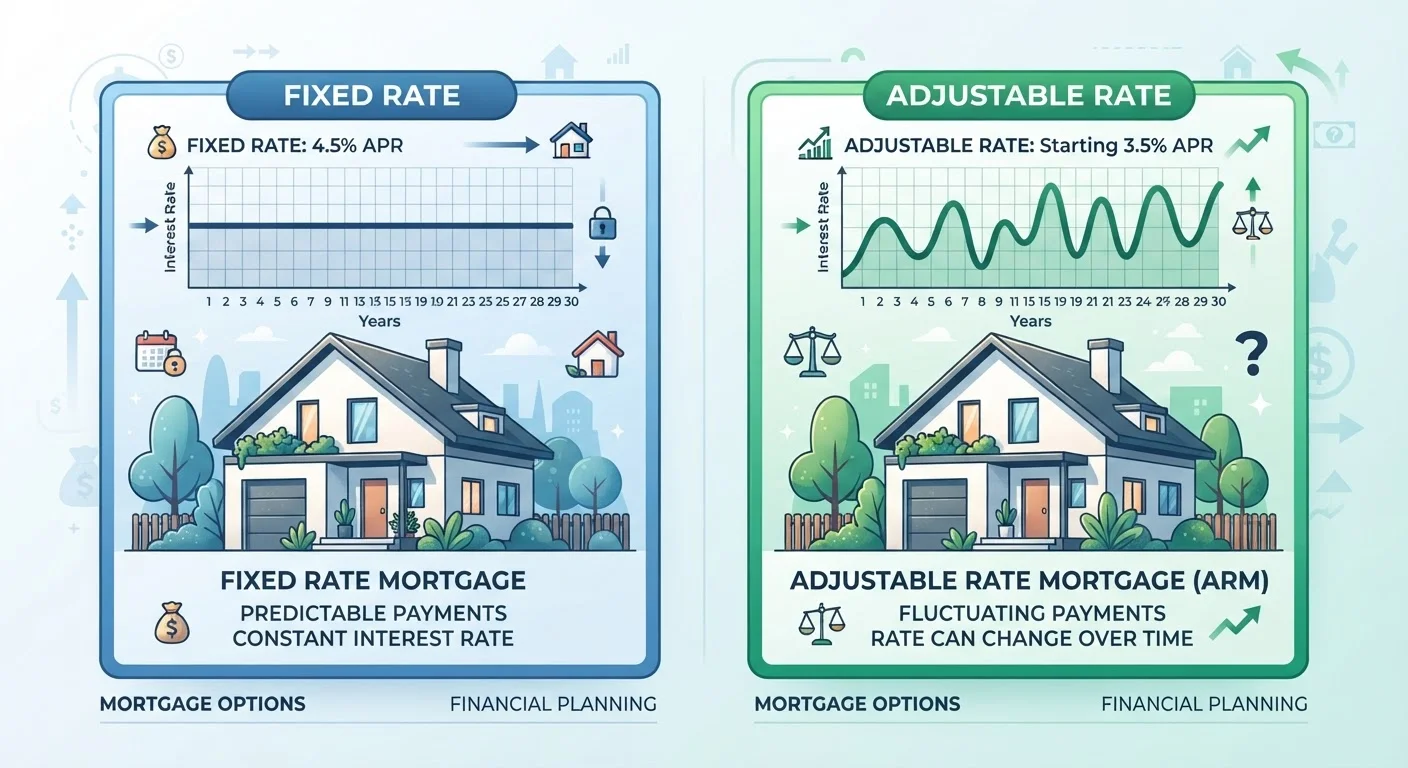 Fixed-Rate vs Adjustable-Rate Mortgages: How Each One Works