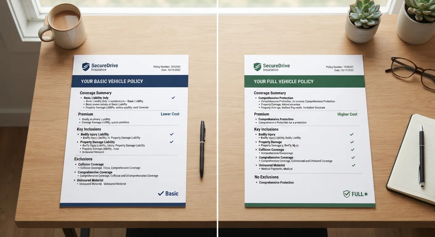 Liability-Only vs Full Coverage: When Each One Makes Sense
