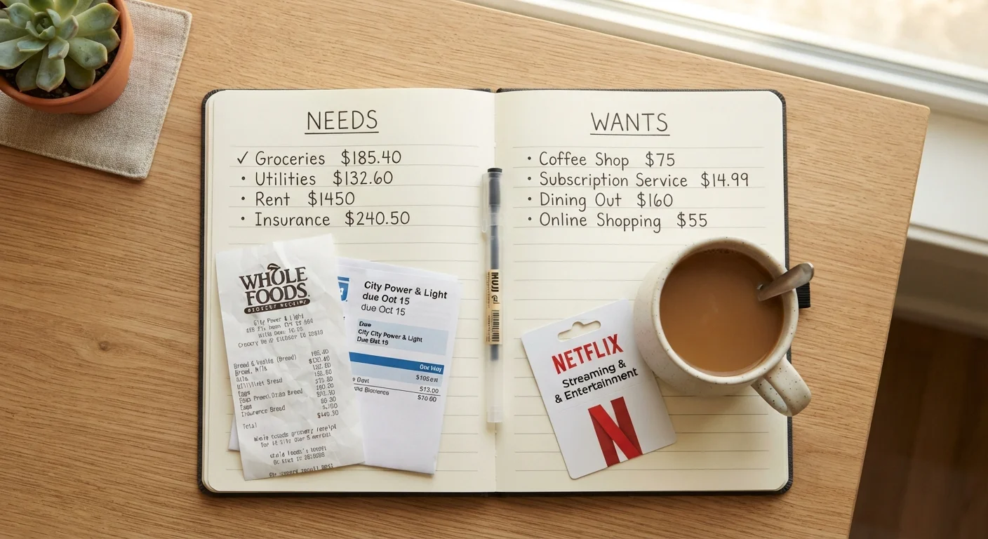 Needs vs. Wants: Drawing the Line in Your Monthly Spending