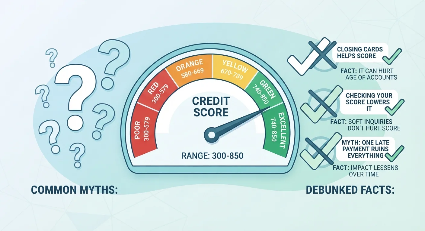 Things People Get Wrong About Credit Scores