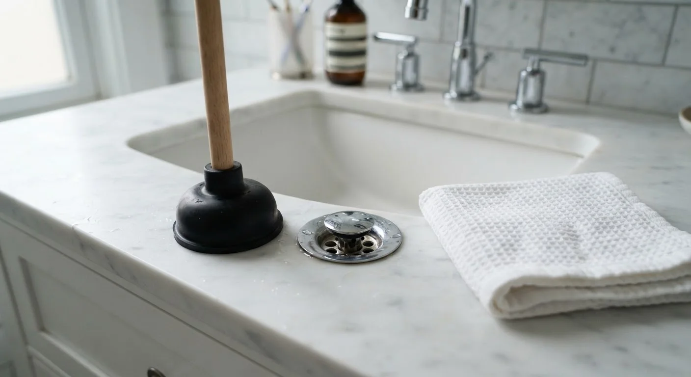 Unclogging a Drain Without Calling a Plumber